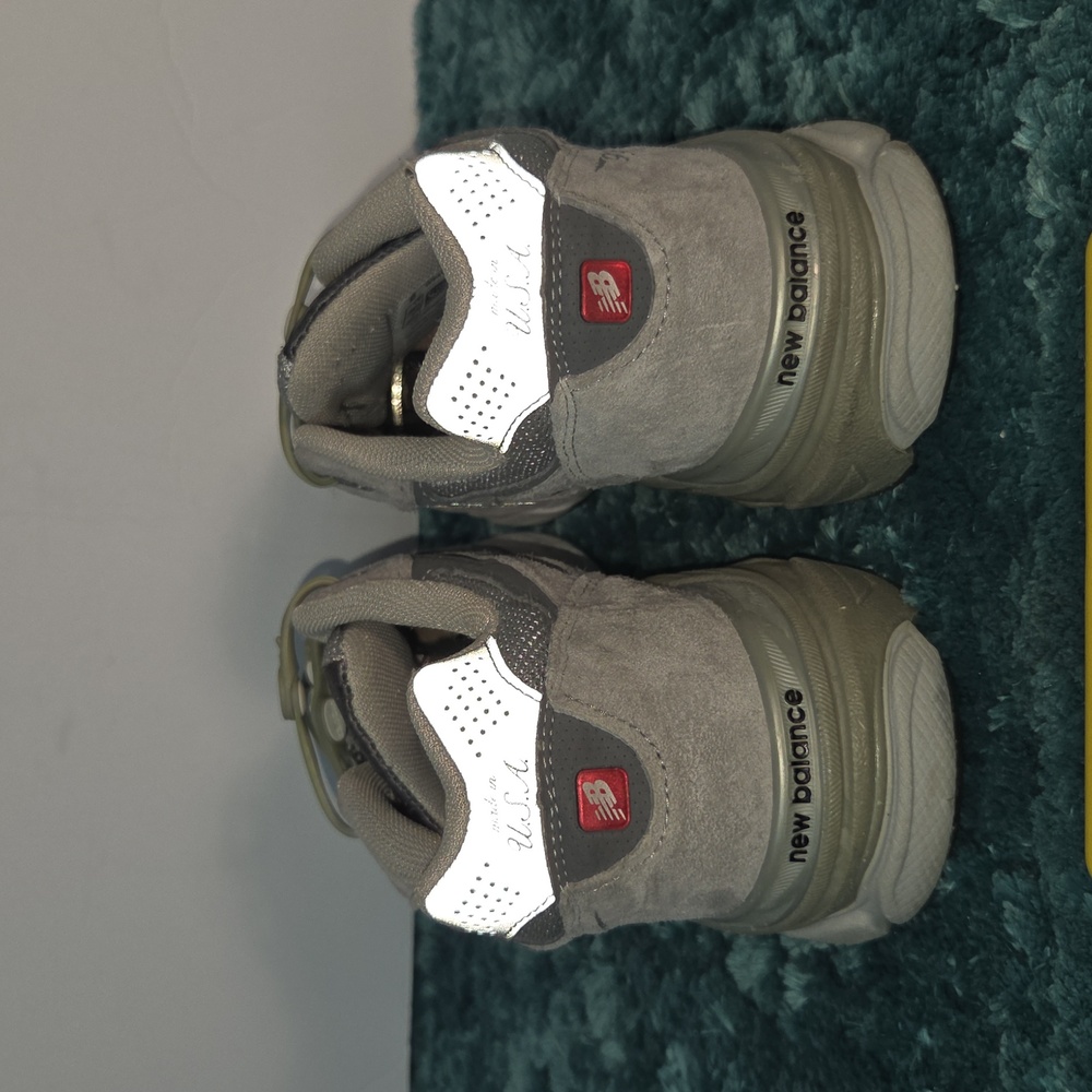 New Balance 990 Womens Gray and White Athletic Shoes Size 9.5 - Picture 7 of 11